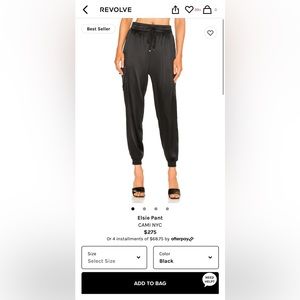 Cami NYC Elsie Pant black xs